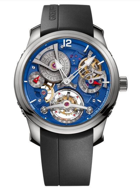 Replica Greubel Forsey Double Tourbillon Technique Blue 2018 watch